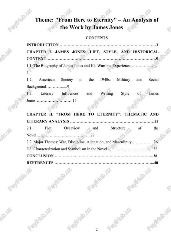 from here to eternity — DOCX