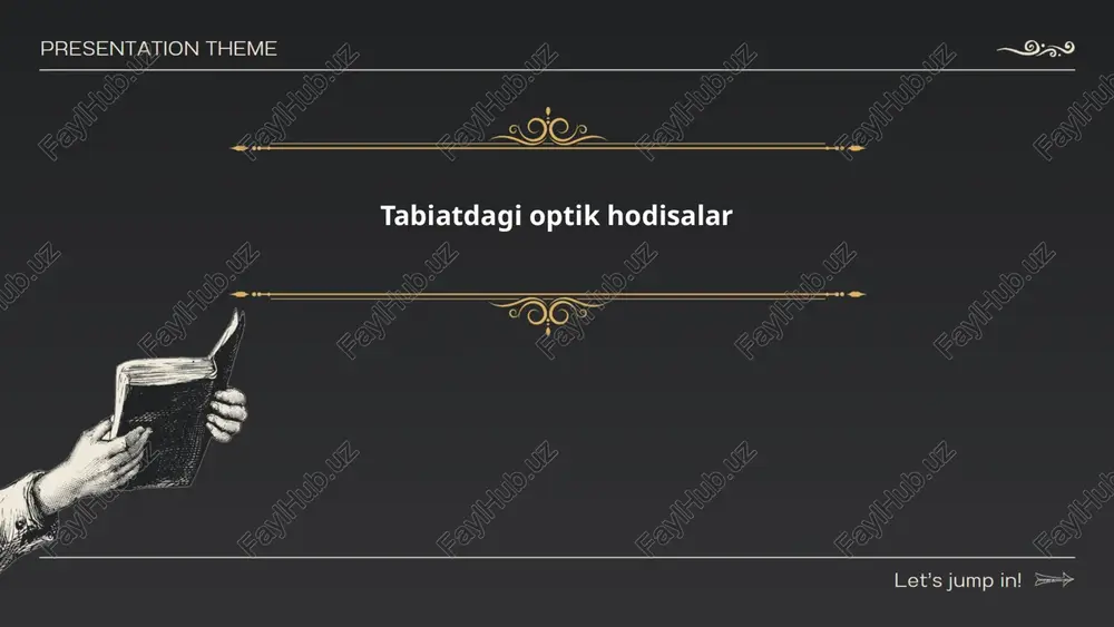 tabiatdagi optik hodisalar — PPTX
