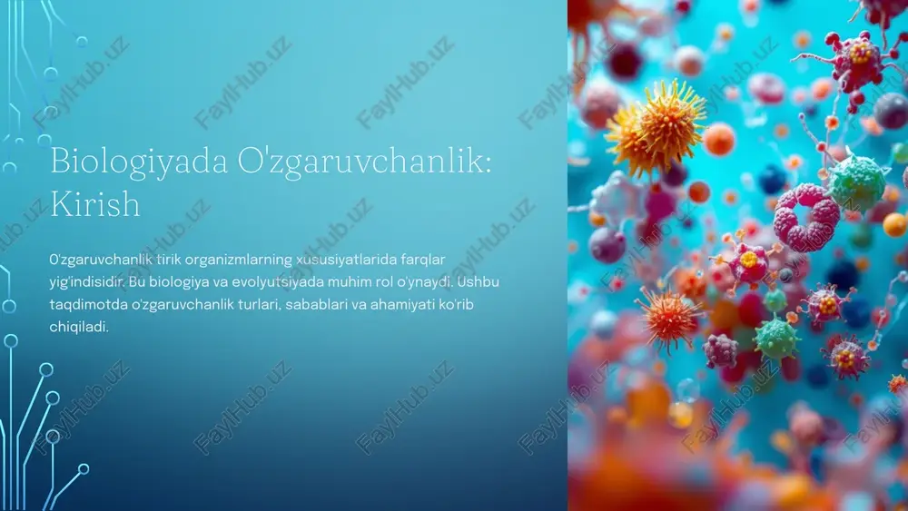 o'zgaruvchanlik — PPTX