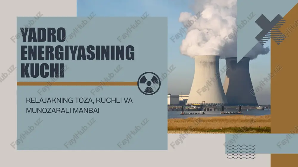 yadro energiyasi — PPTX