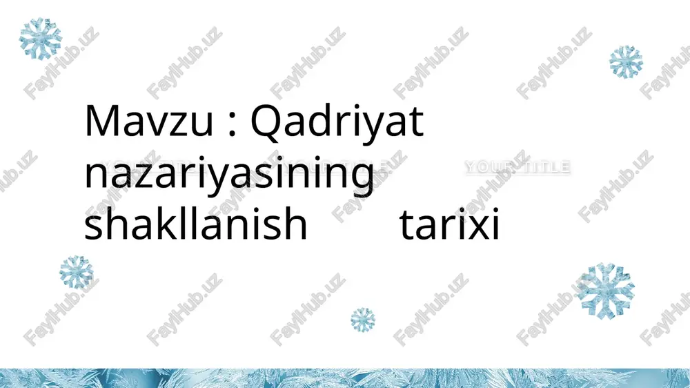 qadriyat nazariyasiningshakllanishtarixi — PPTX
