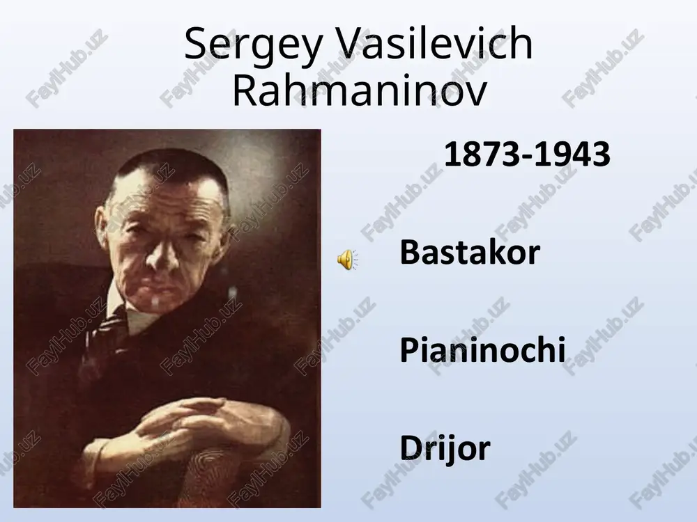 sergey vasilevich rahmaninov — PPT