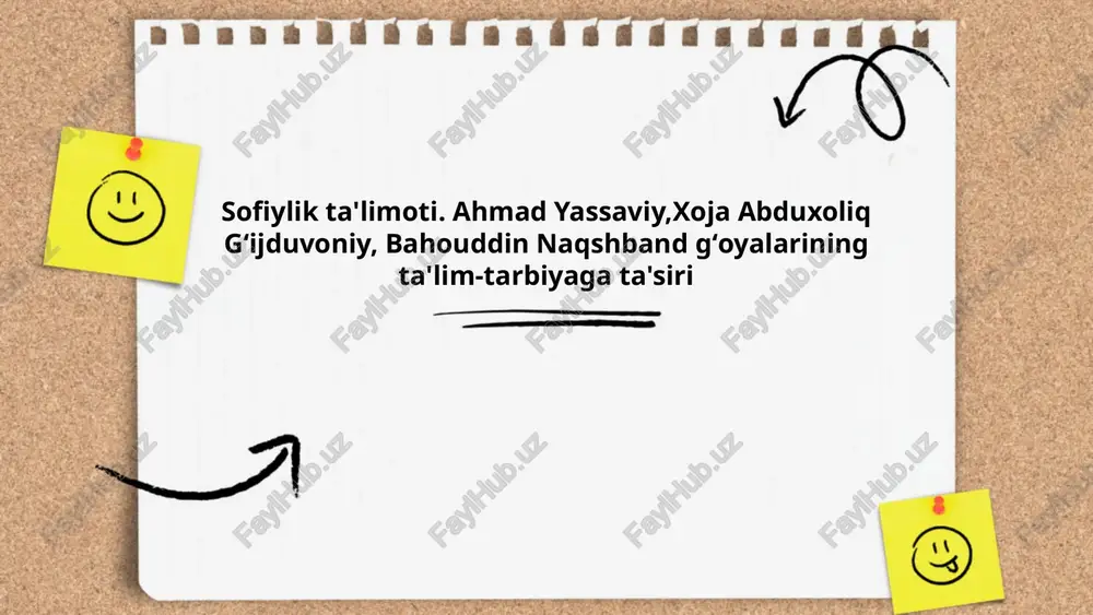 sofiylik ta'limoti — PPTX