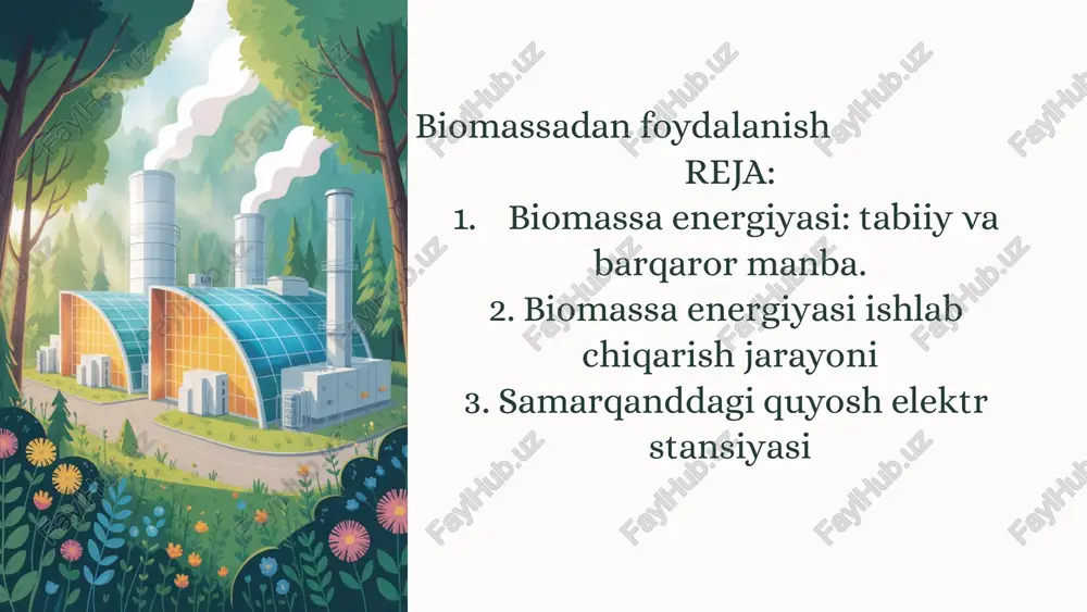 biomassaenergiyasi — PPTX