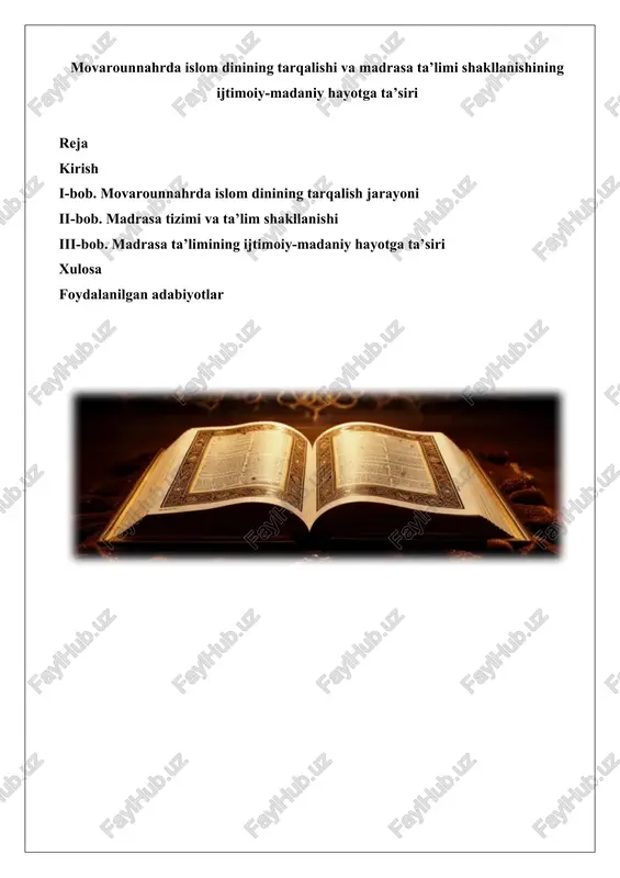 madrasa ta’limi movarounnaharda — DOCX