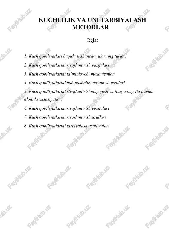 kuchlanish va uni tarbiyalash metodlar — DOCX