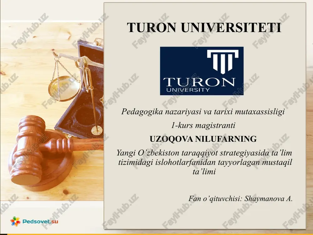 yoshlarni tarbiyalashda axborot xavfsizligi — PPTX
