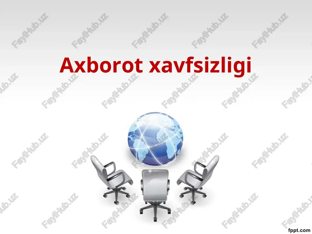 axborot xavfsizligi — PPT