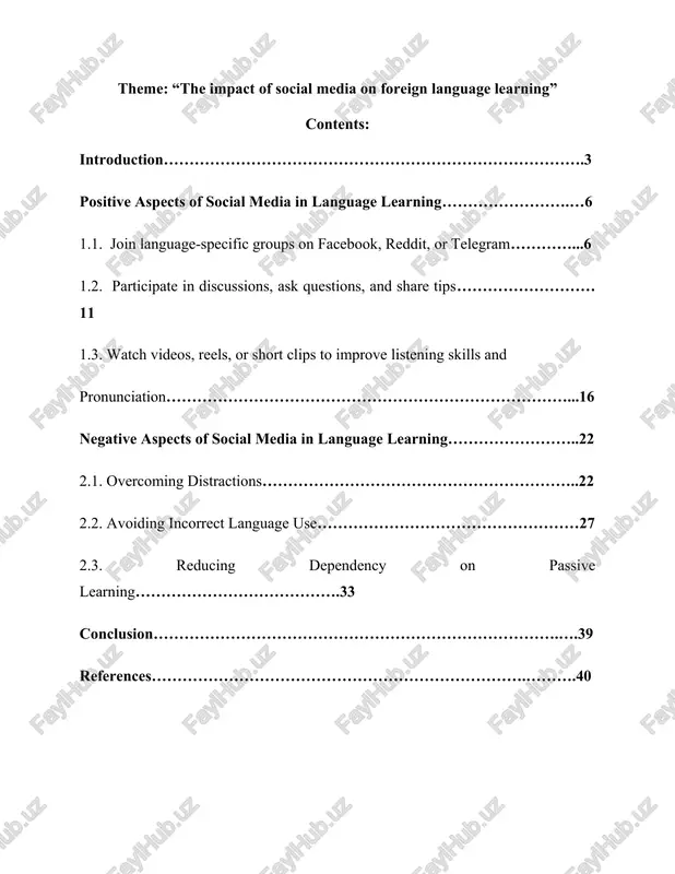 the impact of social media on foreign language learning — DOCX