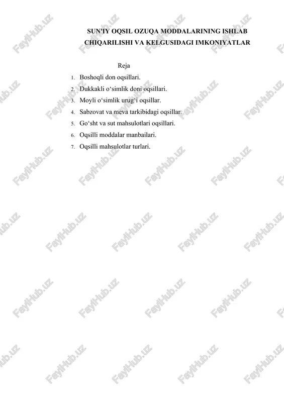 boshoqli don oqsillari — DOC