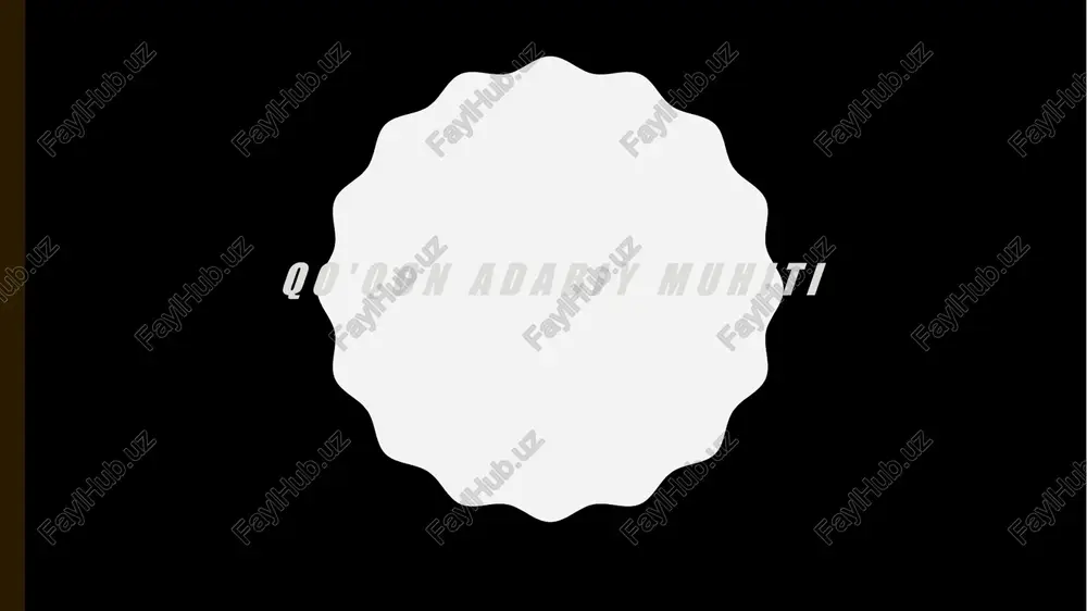 qo'qon adabiy muhiti — PPTX