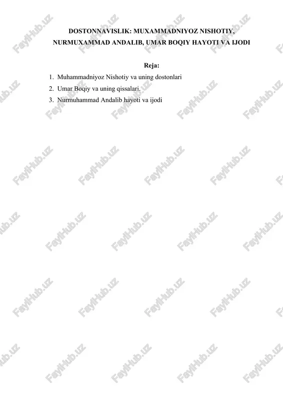 muhammadniyoz nishotiy — DOCX