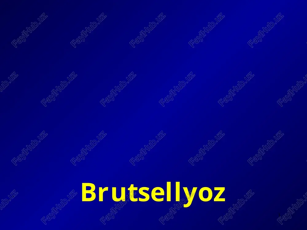 brutsellyoz — PPTX