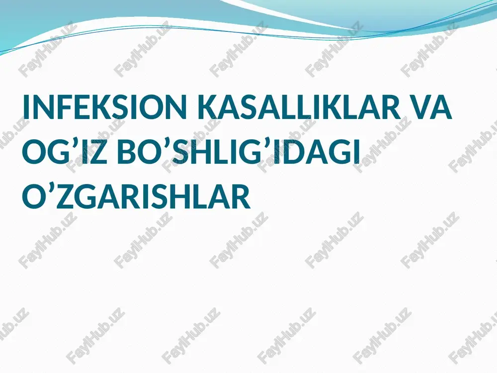 virusli kasalliklar — PPTX