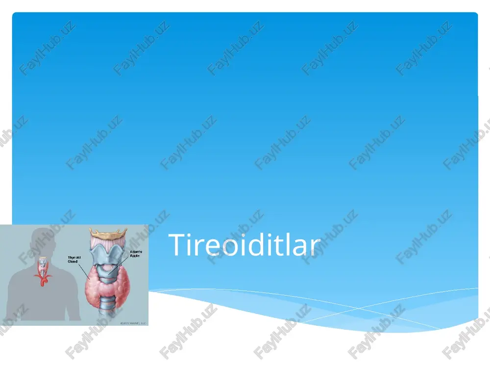 tireoiditlar — PPTX