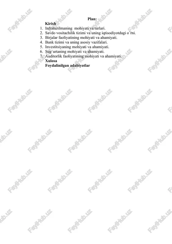 infratuzilma subyektlari — DOCX