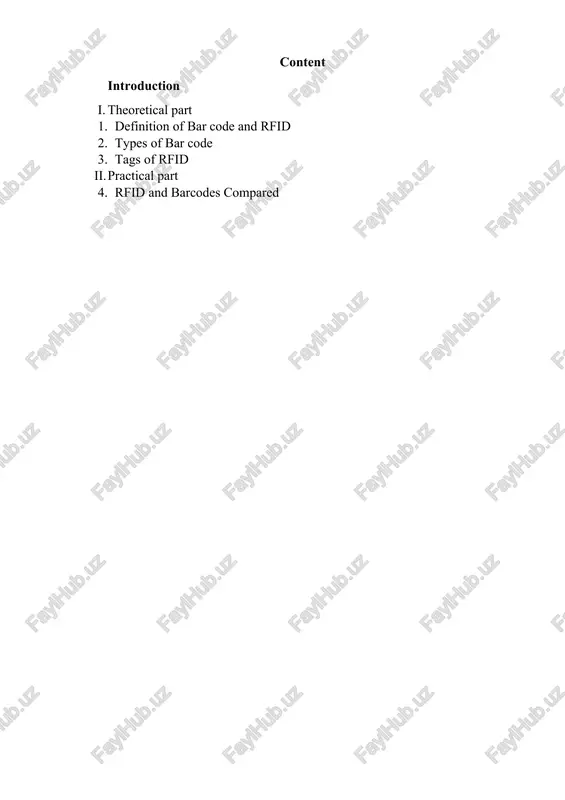 rfid and barcodes compared — DOCX