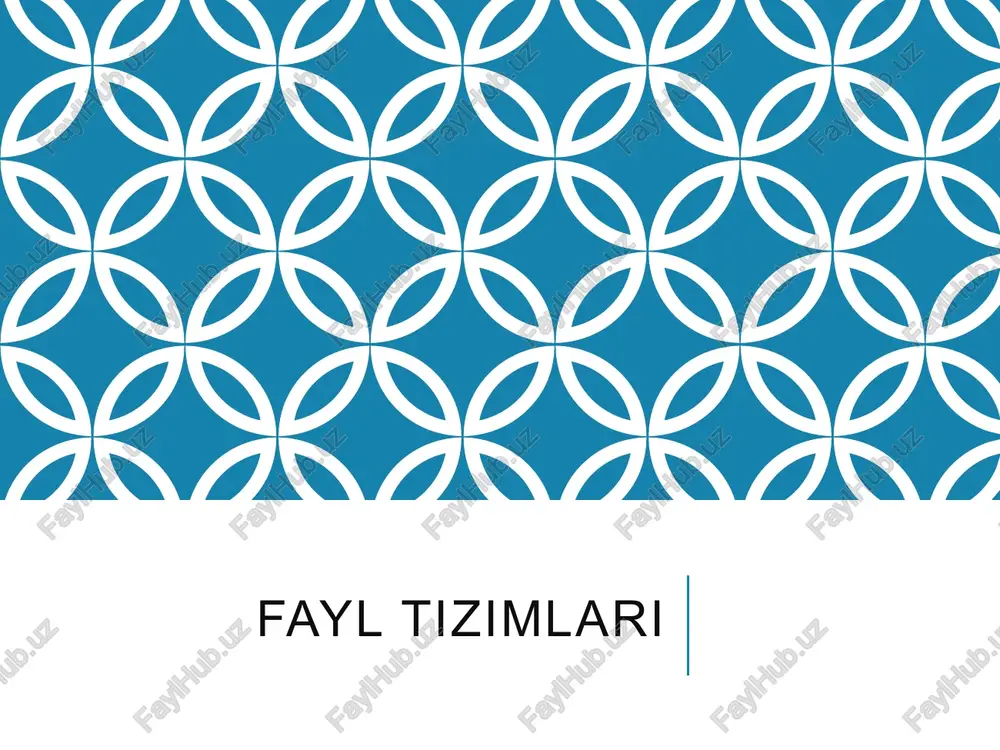 fayltizimlari — PPTX