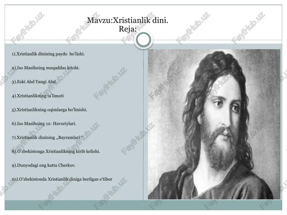 xristianlik dini — PPTX