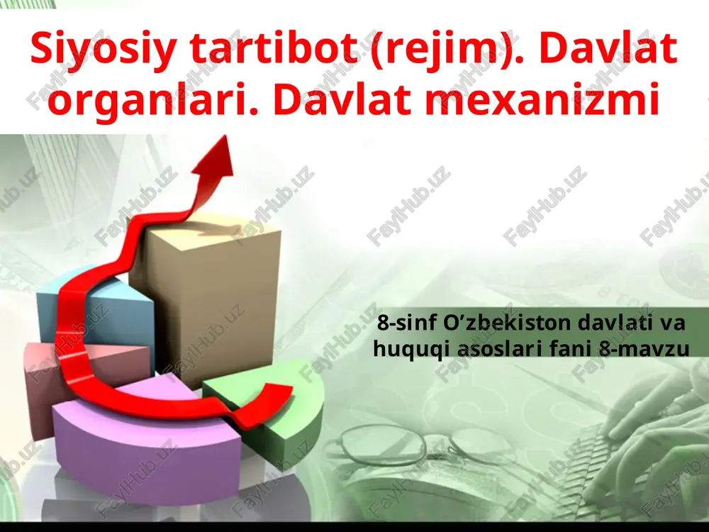 o’zbekiston davlati va huquqi asoslari fani — PPT