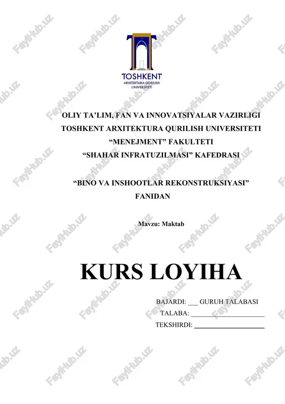 maktab loyiha ishi — DOCX