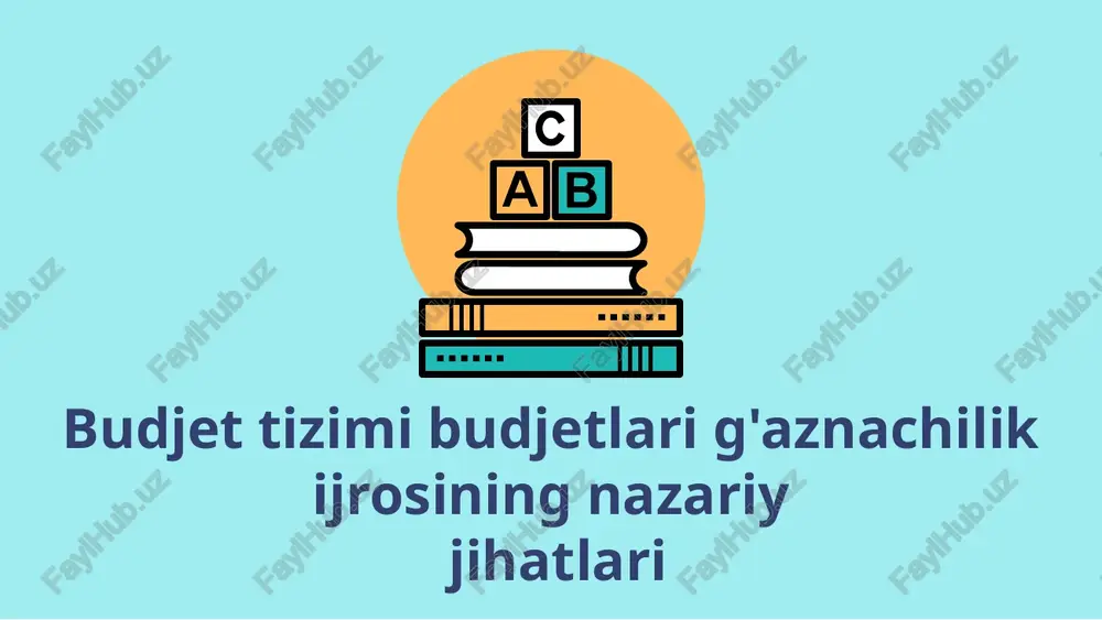 davlat budjeti g‘azna ijrosi — PPTX
