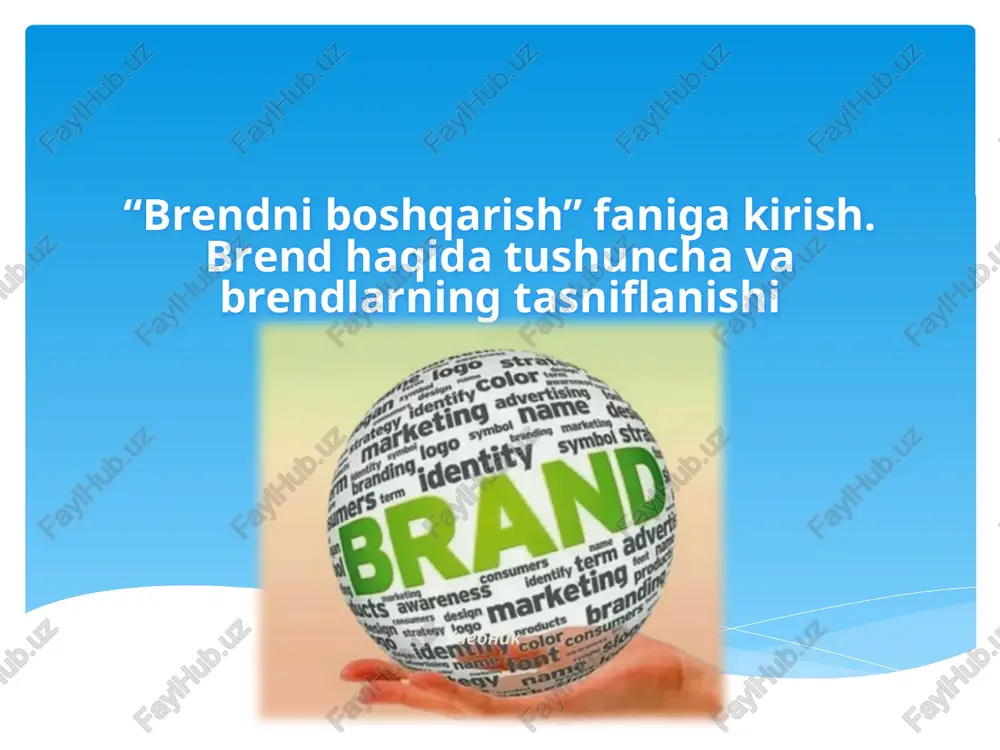 brendniboshqarish — PPTX