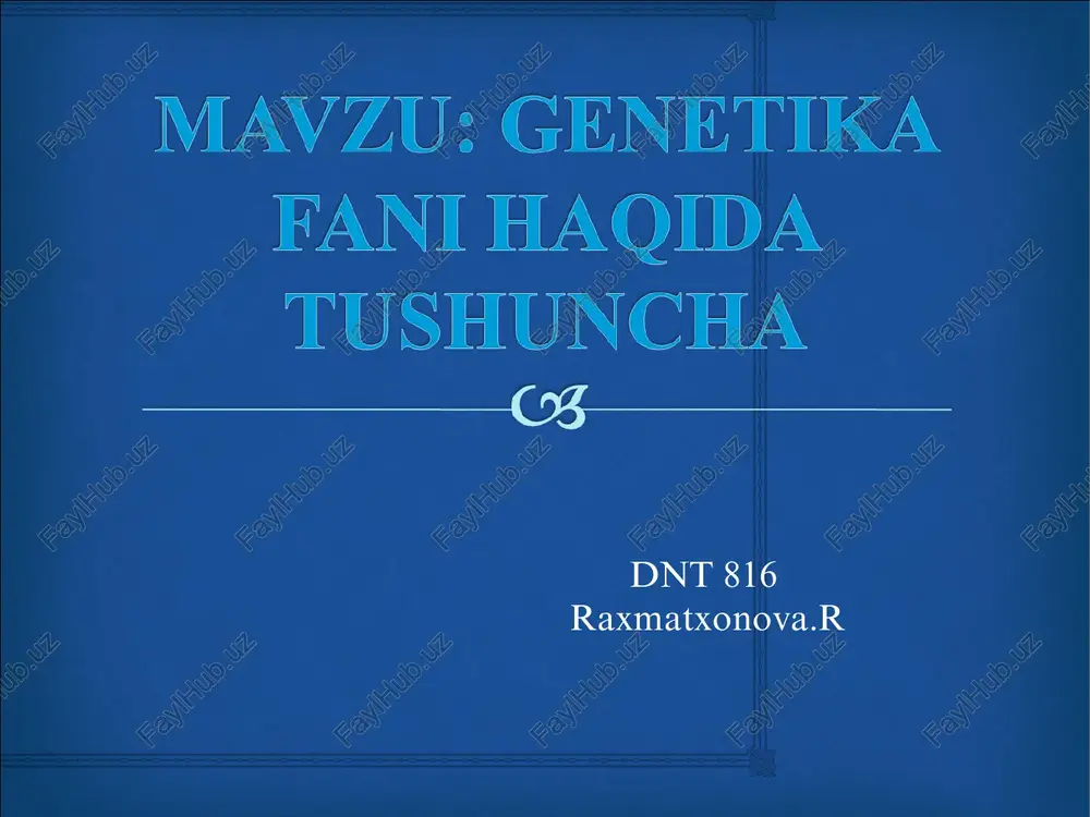 genetika — PDF
