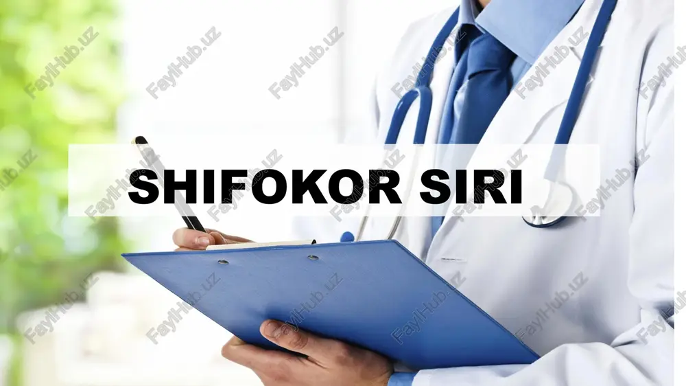 shifokor siri — PPTX