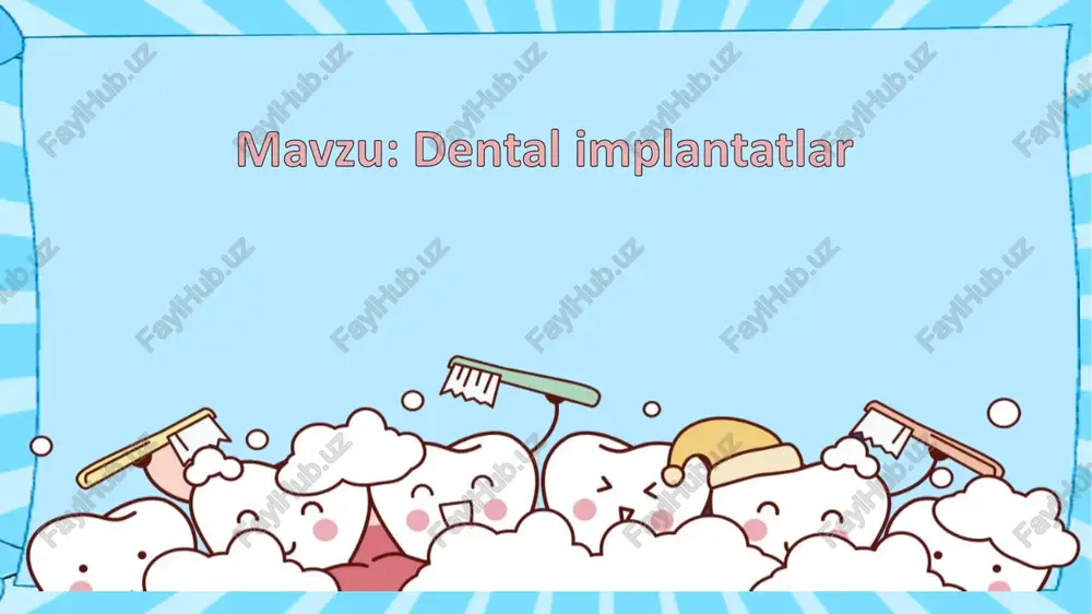 dental implantlar — PDF
