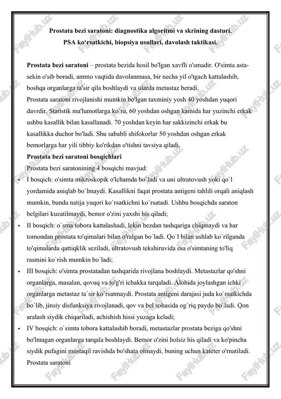 prostata bezi saratoni — DOCX