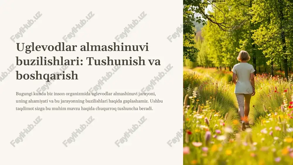 uglevodlar almashinuvi — PDF