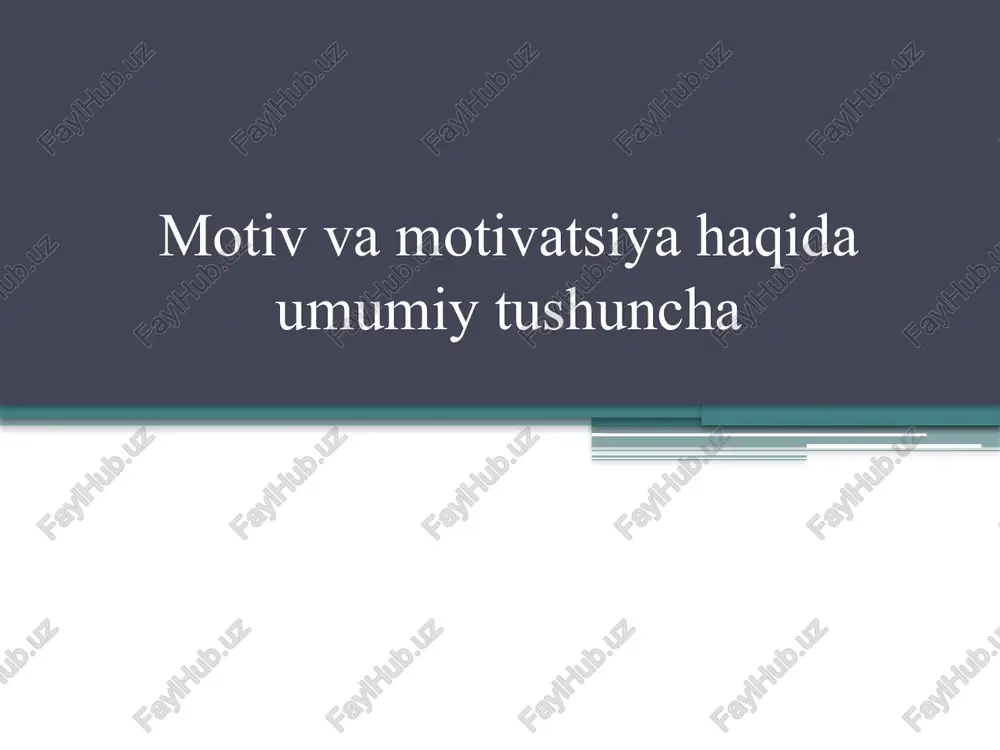 motivatsiyahaqida — PPTX