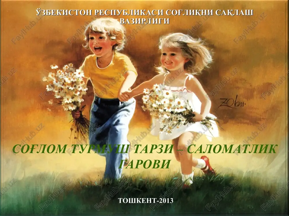 sog'lom turmush tarzi – salomatlik garovi — PPT