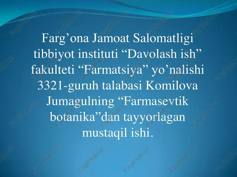 farmasevtik botanika — PDF