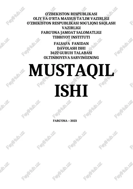 falsafiy qonunlar tushunchasi — DOCX