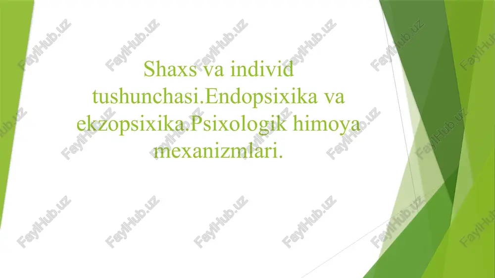 shaxstushunchasi — PPTX
