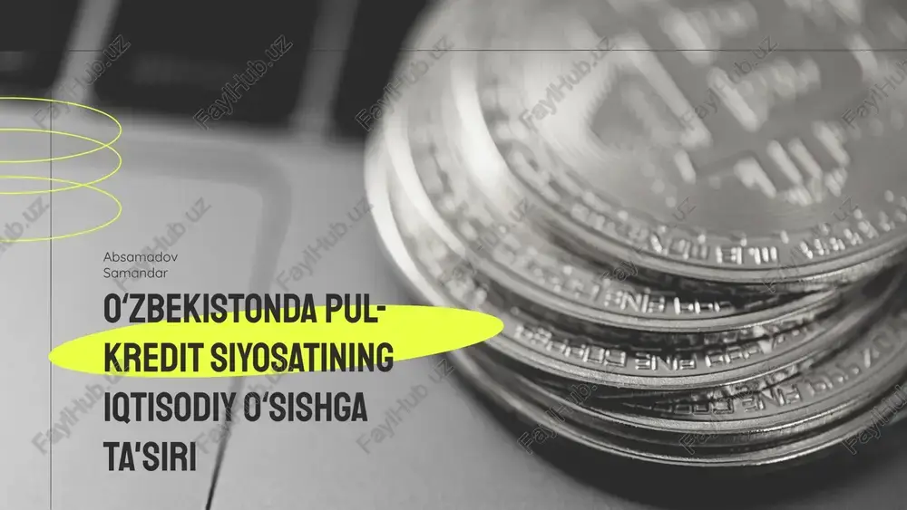 pul-kredit siyosati — PPTX