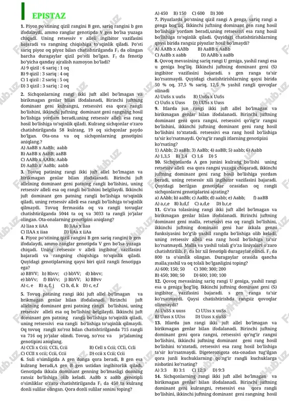 epistaz — DOCX