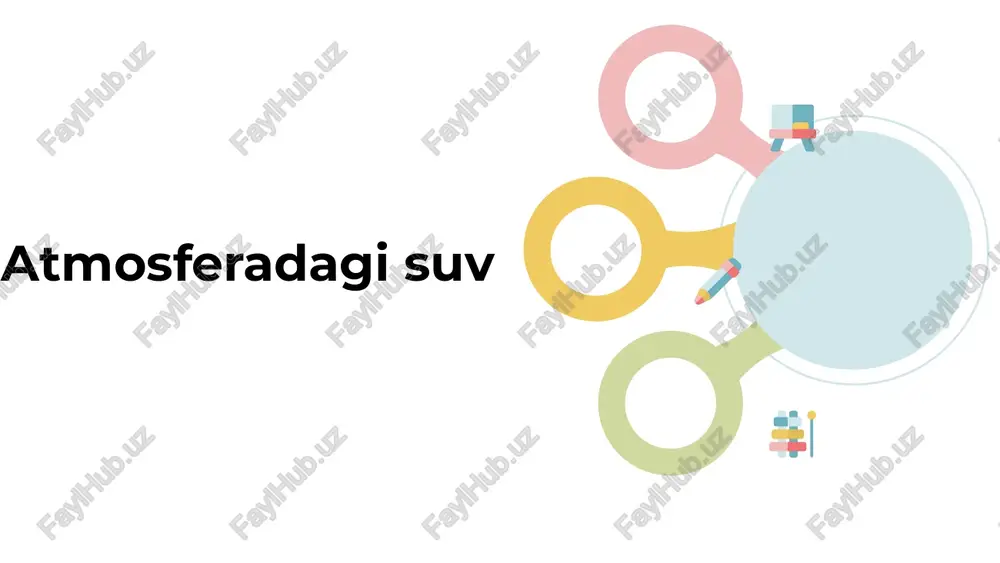 atmosferadagi suv — PPTX