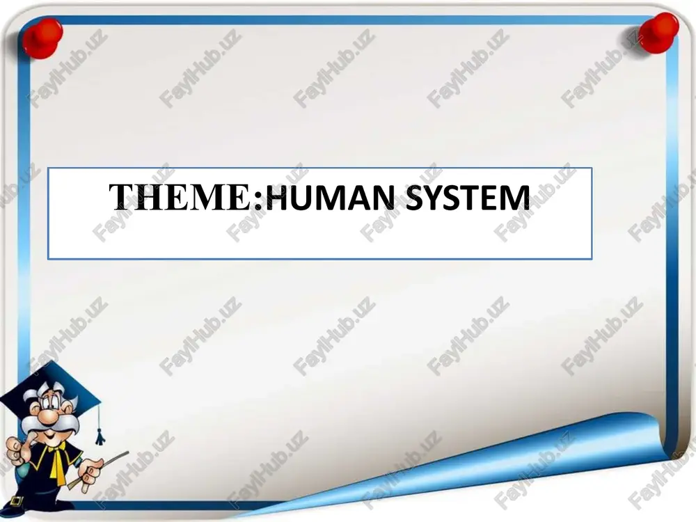 human system — PPTX