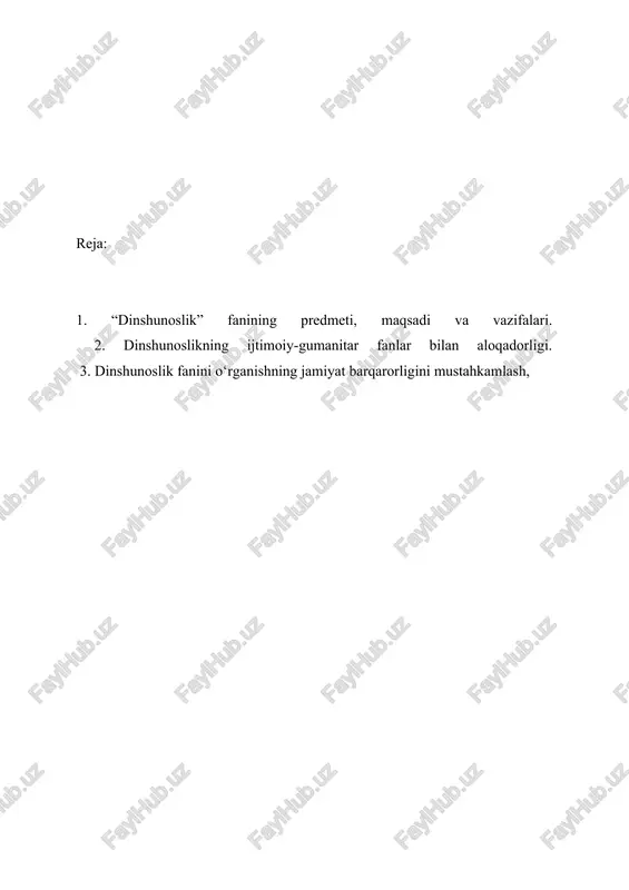 dinshunoslik — DOCX
