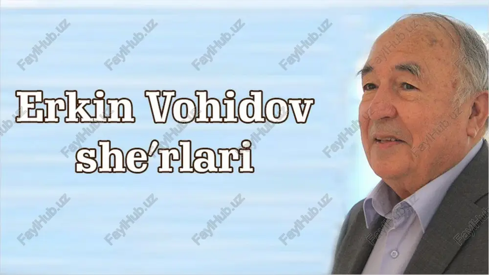erkin vohidov sherga shamlash — PPTX