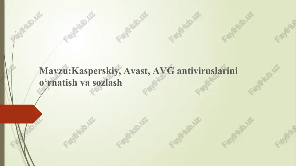 kasperskiy,avast, avg — PPTX