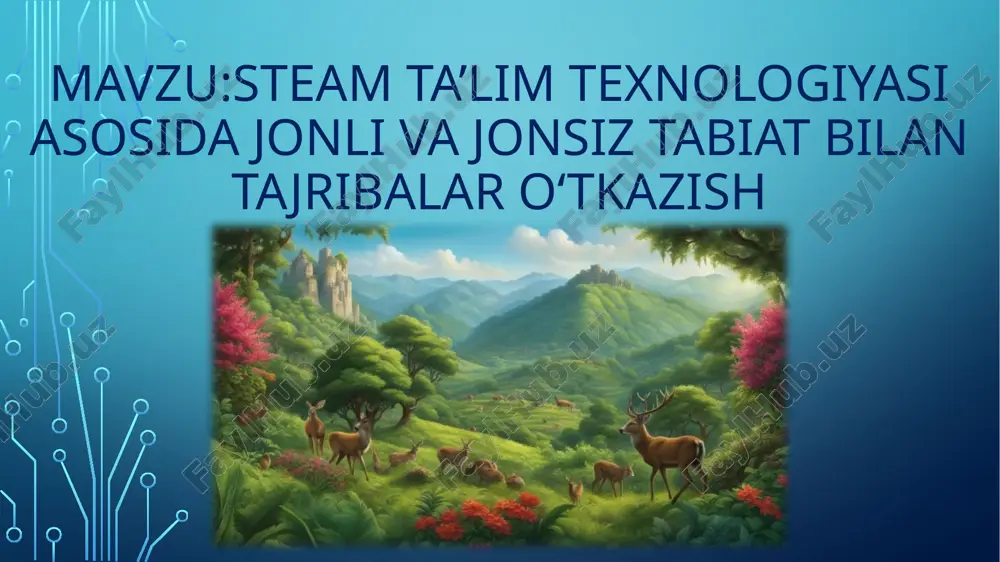 steam ta’lim texnologiyasi — PPTX