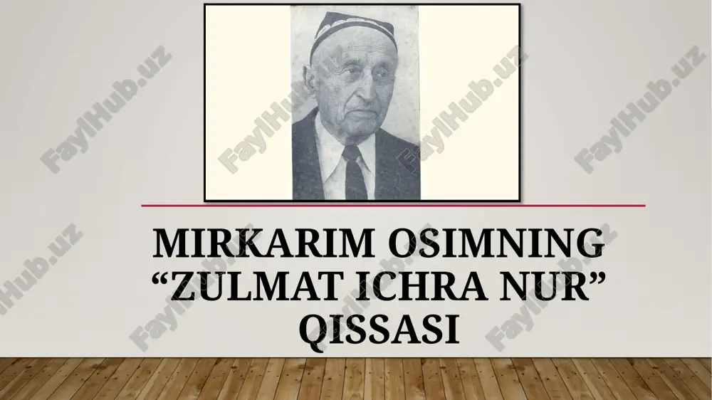 zulmat ichra nur — PPTX