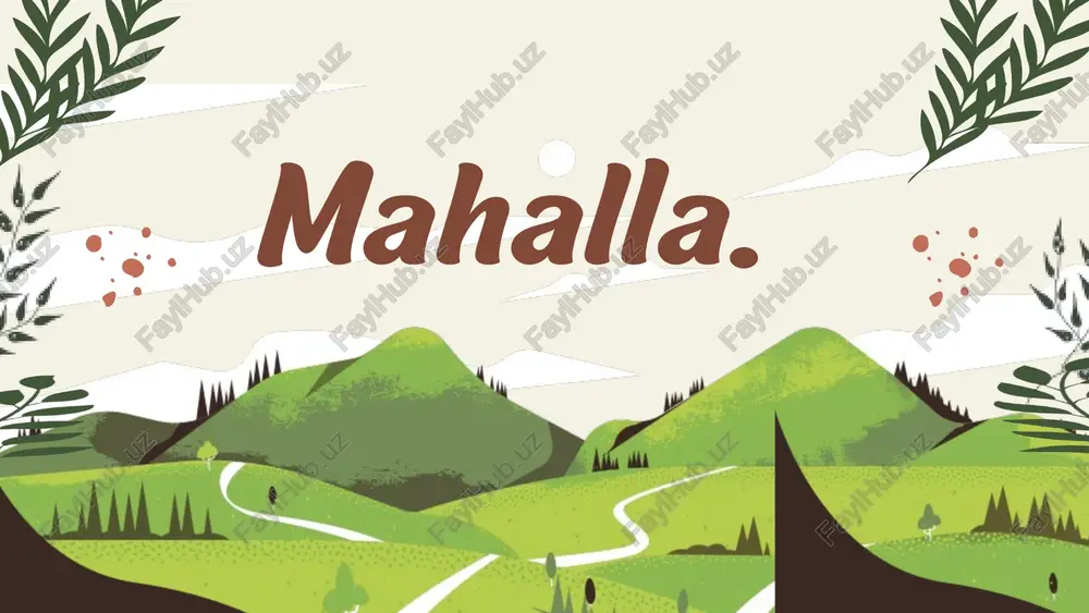 mahalla — PPTX