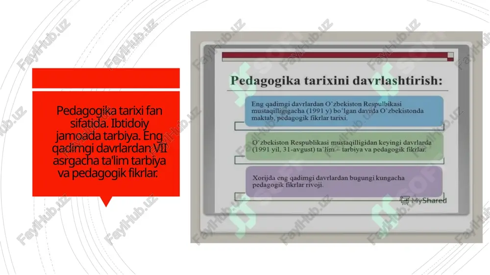pedagogika tarixi — PPTX
