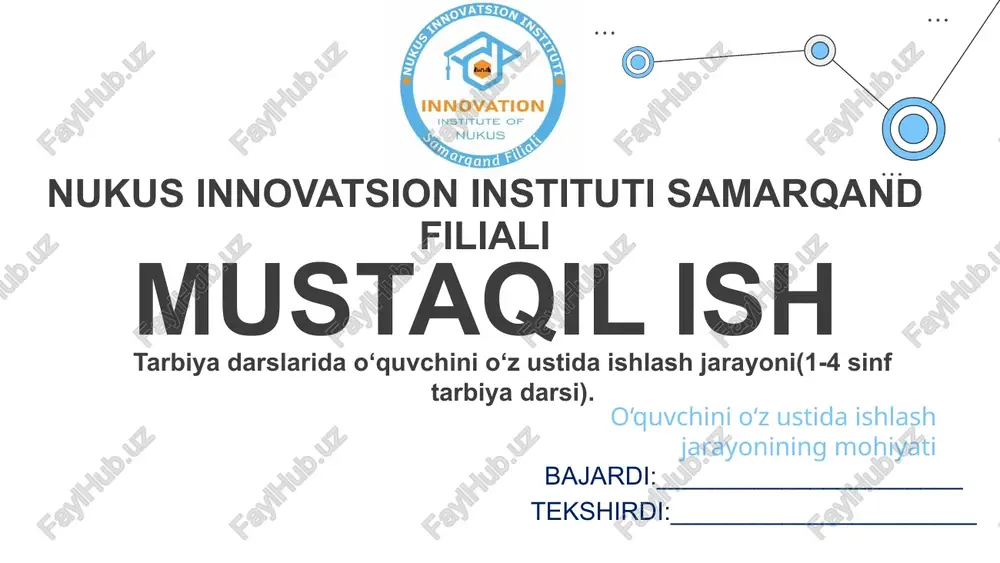 o‘qish va yozish ko‘nikmalari — PPTX