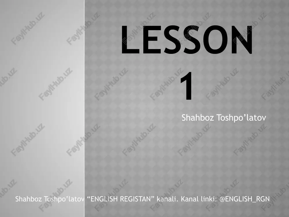 english registan — PPTX